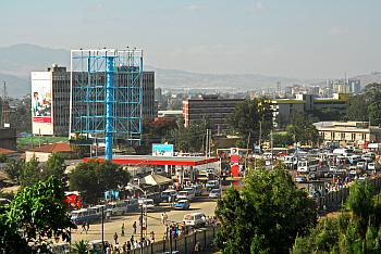 Blick �ber Addis Abeba