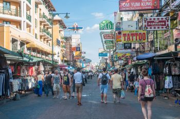 Strasse der Backpacker