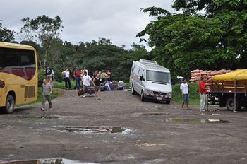 Am Bootsanleger nach Tortuguero.