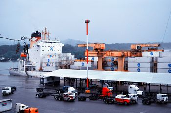 Der Bananenhafen des Landes.