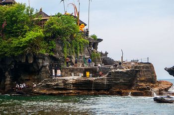 Meerestempel Pura Tanah Lot -  �Land inmitten des Meeres�.