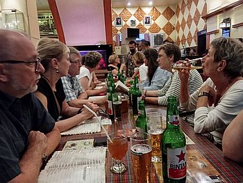 Abendessen im "Tip Top"