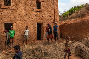 Hausbau in Madagaskar