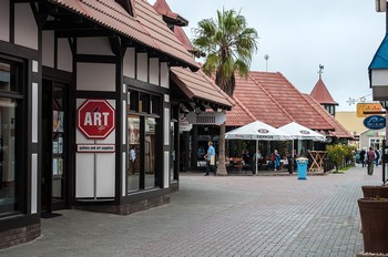 In der City von Swakopmund. Nat�rlich gab es hier auch ein deutsches Brauhaus.