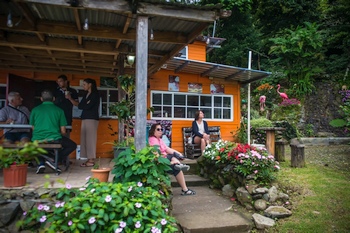 Rastst�tte auf dem Weg �ber die Cordillera de Talamanca.